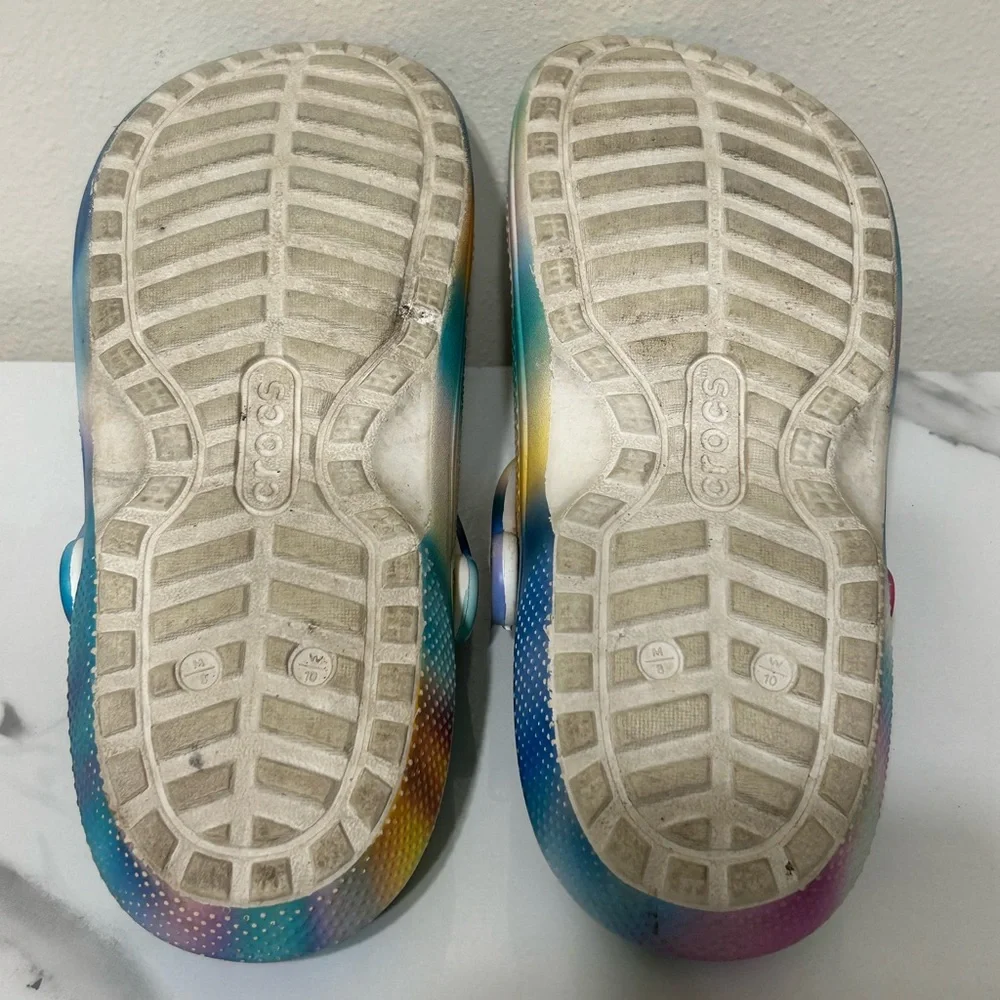 Crocs Classic Lined Solarized Clogs Size 8M - Picture 7 of 7